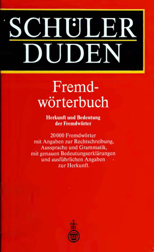 Schülerduden Fremdwörterbuch