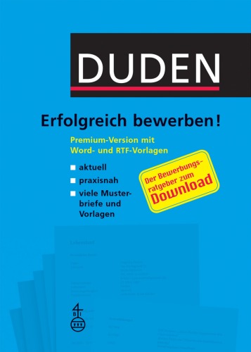 DUDEN. Erfolgreich Bewerben GERMAN