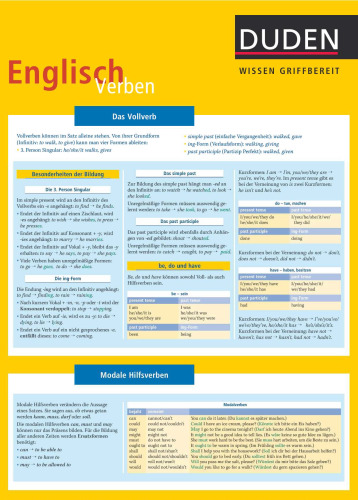 Duden Wissen griffbereit. Englische Verben