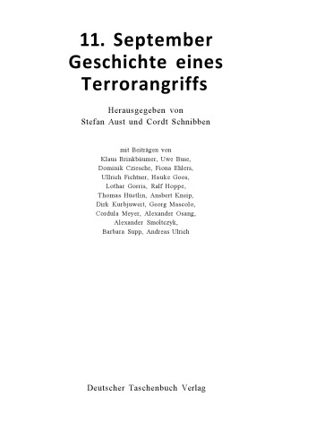 11. September 2001. Geschichte eines Terrorangriffs.