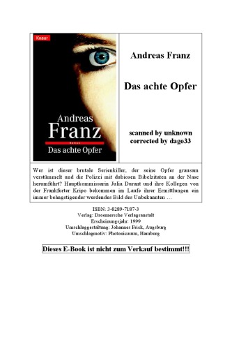 Das achte Opfer