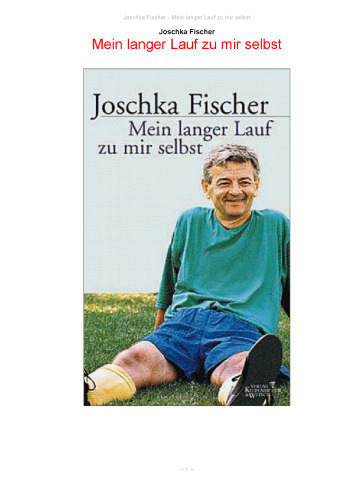 Mein langer Lauf zu mir selbst GERMAN