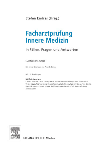 Facharztprüfung Innere Medizin