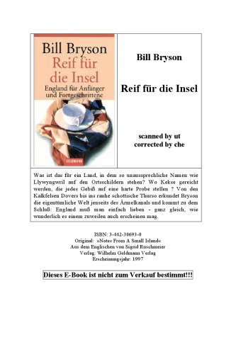 Reif für die Insel. England für Anfänger und Fortgeschrittene