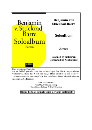 Soloalbum.