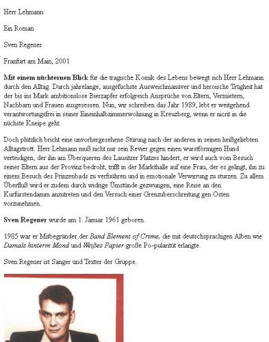 Herr Lehmann