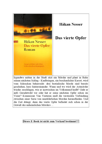 Das vierte Opfer