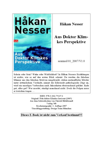Aus Doktor Klimkes Perspektive