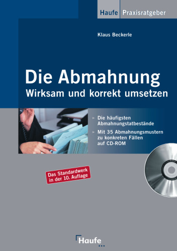 Die Abmahnung 10. Auflage