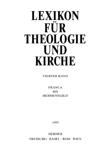 Lexikon für Theologie und Kirche (LThK3) - Band 4