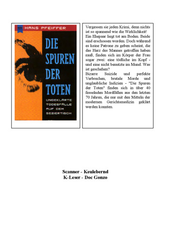Die Spuren der Toten