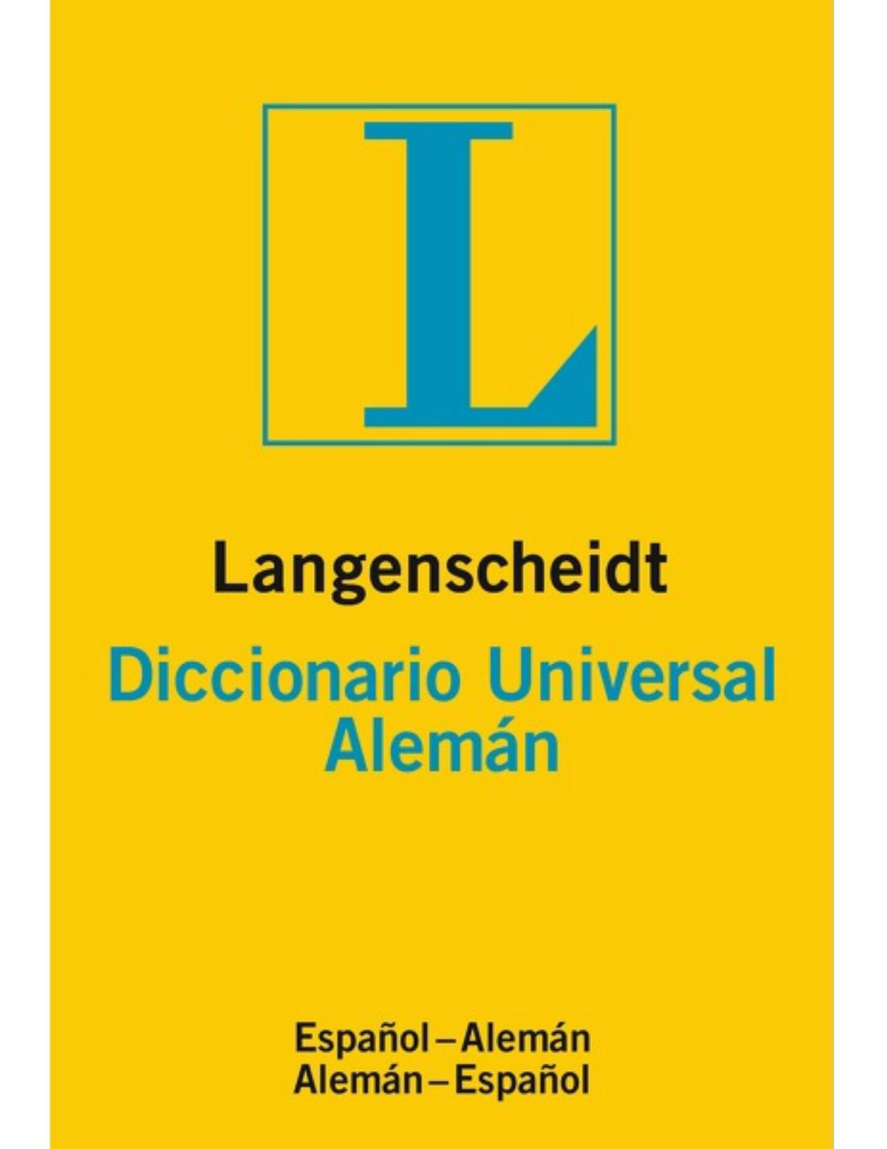 Diccionario Universal. Español Alemán. Alemán Español