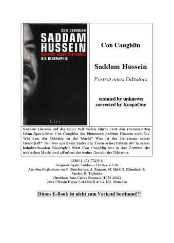 Saddam Hussein. Porträt eines Diktators
