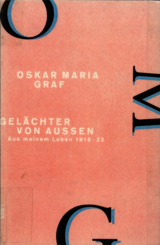 Gelächter von außen : Aus meinem Leben 1918–1933