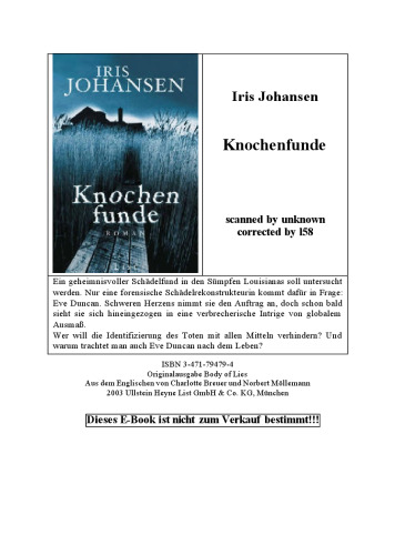 Knochenfunde. Roman.