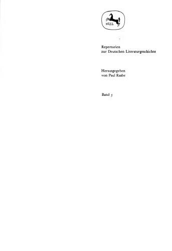 Die deutschen Strophenformen : Systematisch-chronologische Register zur deutschen Lyrik 1600-1950