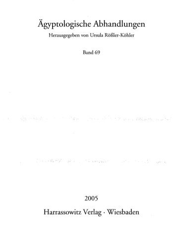 Das altägyptische "Zweiwegebuch": studien zu den Sargtext-Sprüchen 1029-1130