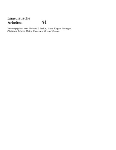 Koordinationsreduktion und Verbstellung in einer generativen Grammatik des Deutschen