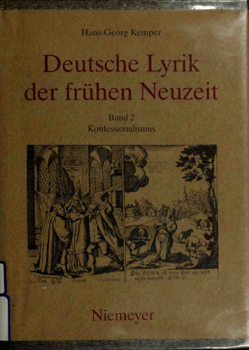 Deutsche Lyrik der frühen Neuzeit