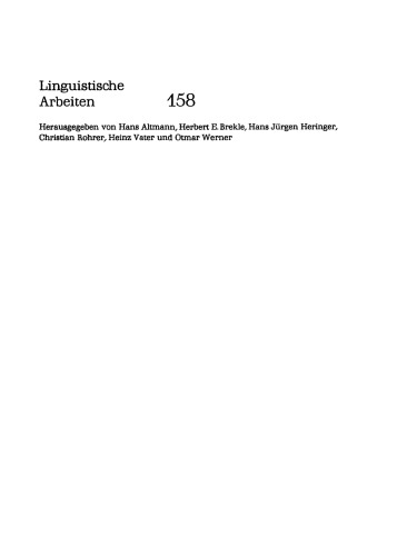 Gesprächsforschung im Vergleich: Analysen zur Bonner Runde nach d. Hessenwahl 1982