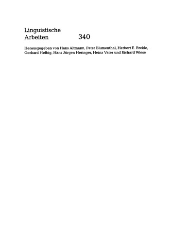 Constraints on Suffixation (Linguistische Arbeiten)