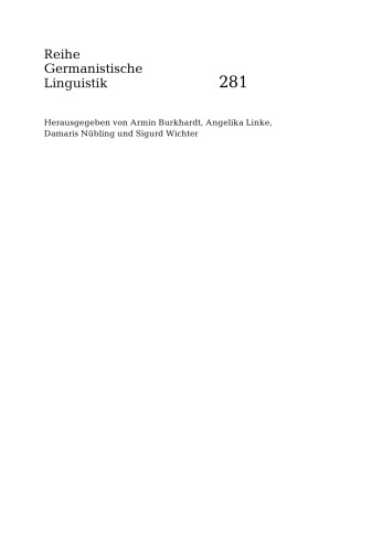Funktionsverbgefüge - empirisch German
