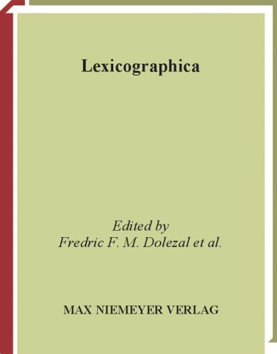 Lexicographica