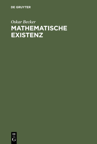 Mathematische Existenz (German Edition)