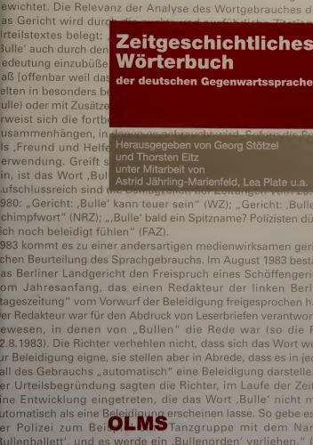 Zeitgeschichtliches Wörterbuch der deutschen Gegenwartssprache.