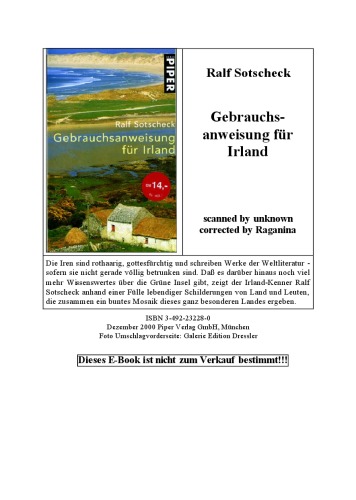 Gebrauchsanweisung für Irland