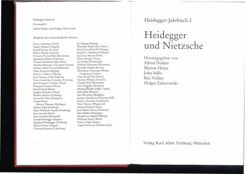 Heidegger und Nietzsche