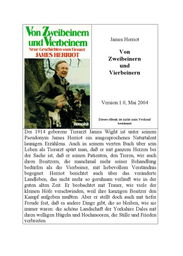 Von Zweibeinern und Vierbeinern. Neue Geschichten vom Tierarzt