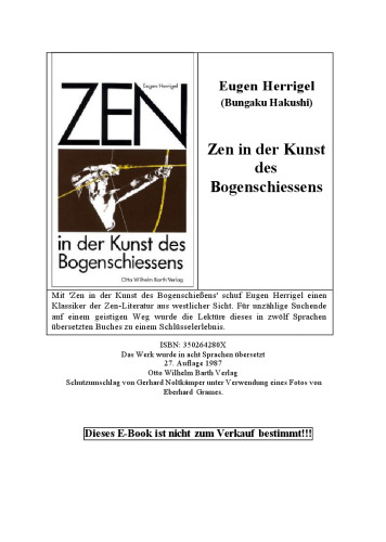 Zen in der Kunst des Bogenschießens