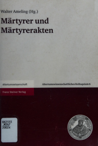 Märtyrer und Märtyrerakten