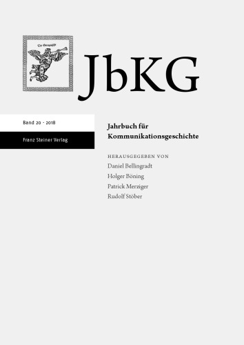 Jahrbuch für Kommunikationsgeschichte 20
