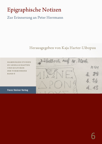 Epigraphische Notizen: Zur Erinnerung an Peter Herrmann