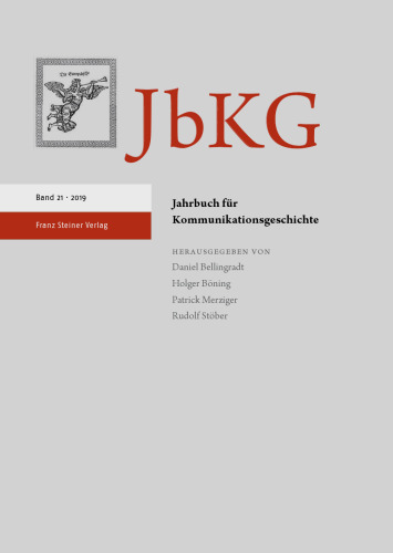 Jahrbuch für Kommunikationsgeschichte 21