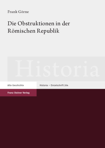 Die Obstruktionen in der Römischen Republik