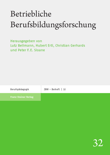 Betriebliche Berufsbildungsforschung