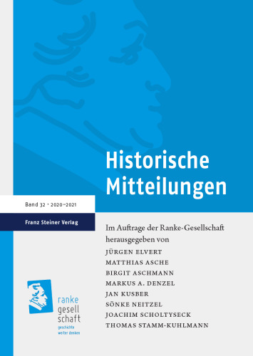 Historische Mitteilungen 32: Demokratiestiftung nach dem Großen Krieg. Verfassungsgebung in Deutschen Klein- und Mittelstaaten zwischen Revolution und Weimarer Republik / Vom Deutschen Bund über den Norddeutschen Bund zum Neuen Deutschen Bund (1866–1870), Teil 3: Die Neuordnung in Norddeutschland nach der Zerschlagung des Deutschen Bundes und die Auswirkungen auf Norddeutschland