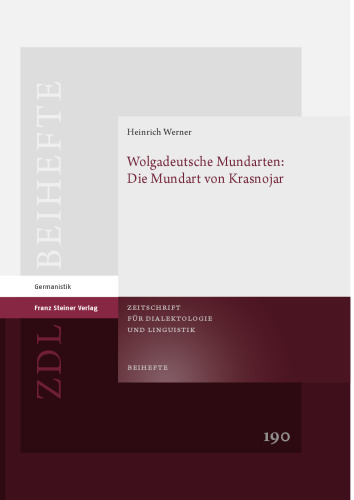 Wolgadeutsche Mundarten: Die Mundart von Krasnojar