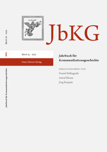 Jahrbuch für Kommunikationsgeschichte 24