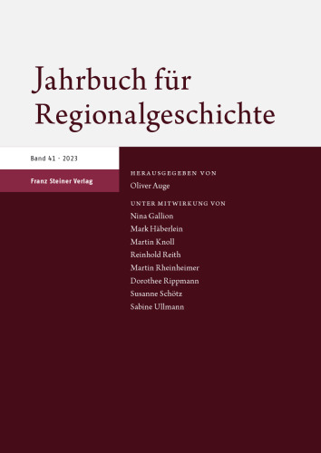Jahrbuch für Regionalgeschichte 41
