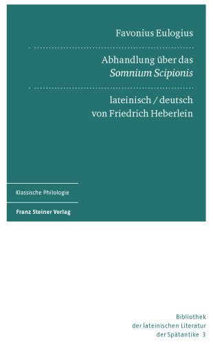 Favonius Eulogius: Abhandlung über das Somnium Scipionis