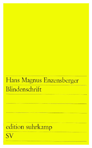 Blindenschrift