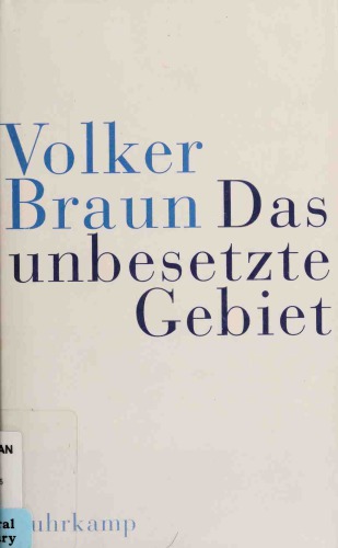 Das unbesetzte Gebiet. Im schwarzen Berg