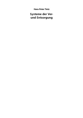 Systeme der Ver- und Entsorgung GERMAN