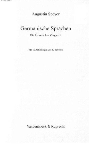 Germanische Sprachen: Ein Vergleichender Uberblick