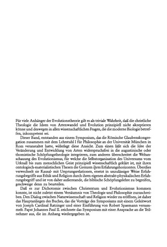 Evolutionismus und Christentum