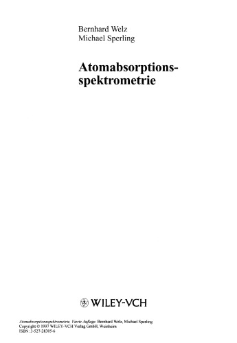 Atomabsorptionsspektrometrie GERMAN